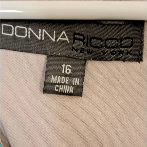 Donna Ricco dress size 16 - Picture 2 of 6